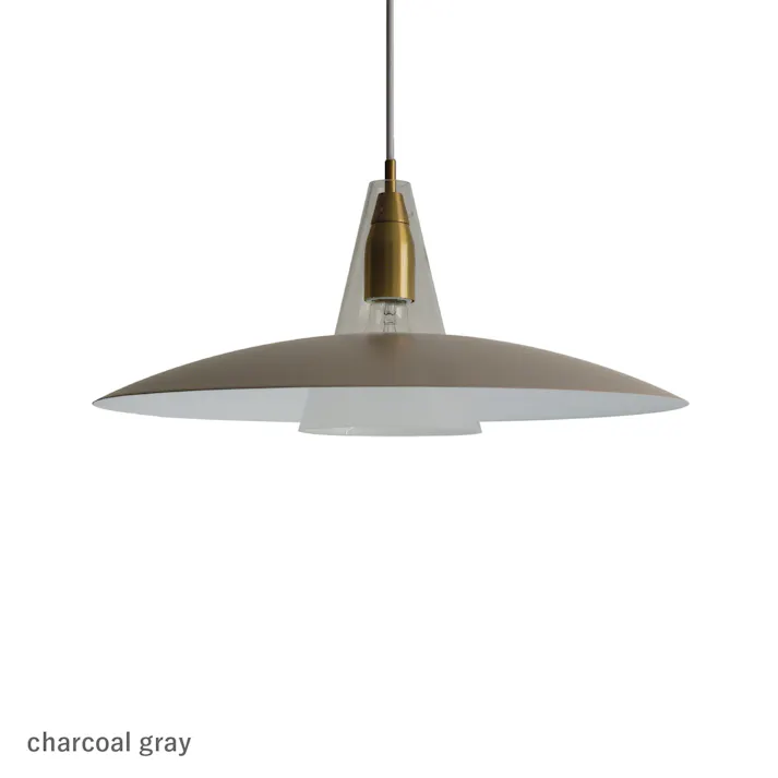 ディクラッセ Scorre pendant lamp charcoal gray ペンダントライト 1灯 スコーレ 【白熱球/LED電球付属】 レトロ ガラス シンプル 照明器具 照明 デザイン照明 DI CLASSE 北欧