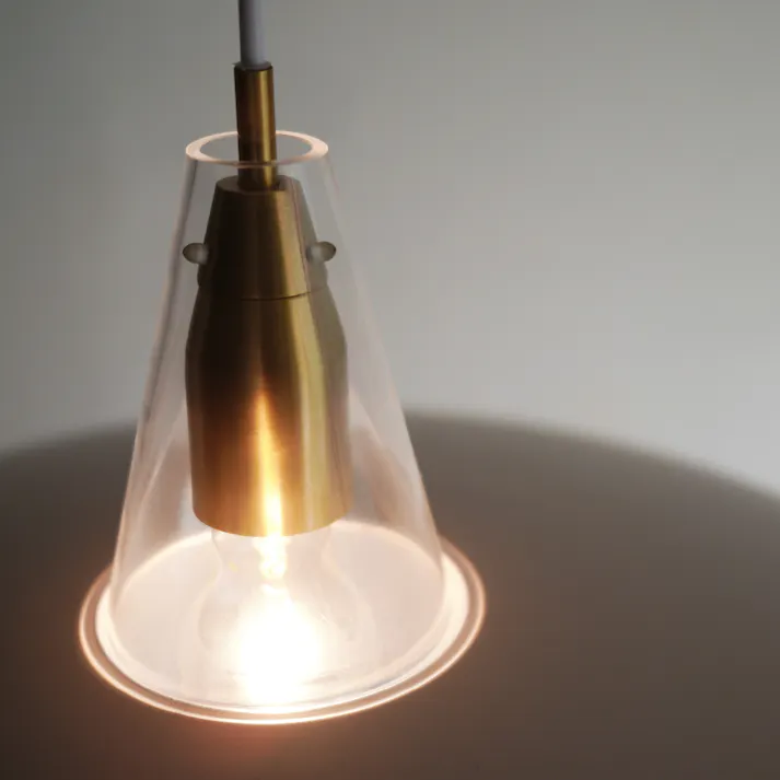 ディクラッセ Scorre pendant lamp charcoal gray ペンダントライト 1灯 スコーレ 【白熱球/LED電球付属】 レトロ ガラス シンプル 照明器具 照明 デザイン照明 DI CLASSE 北欧