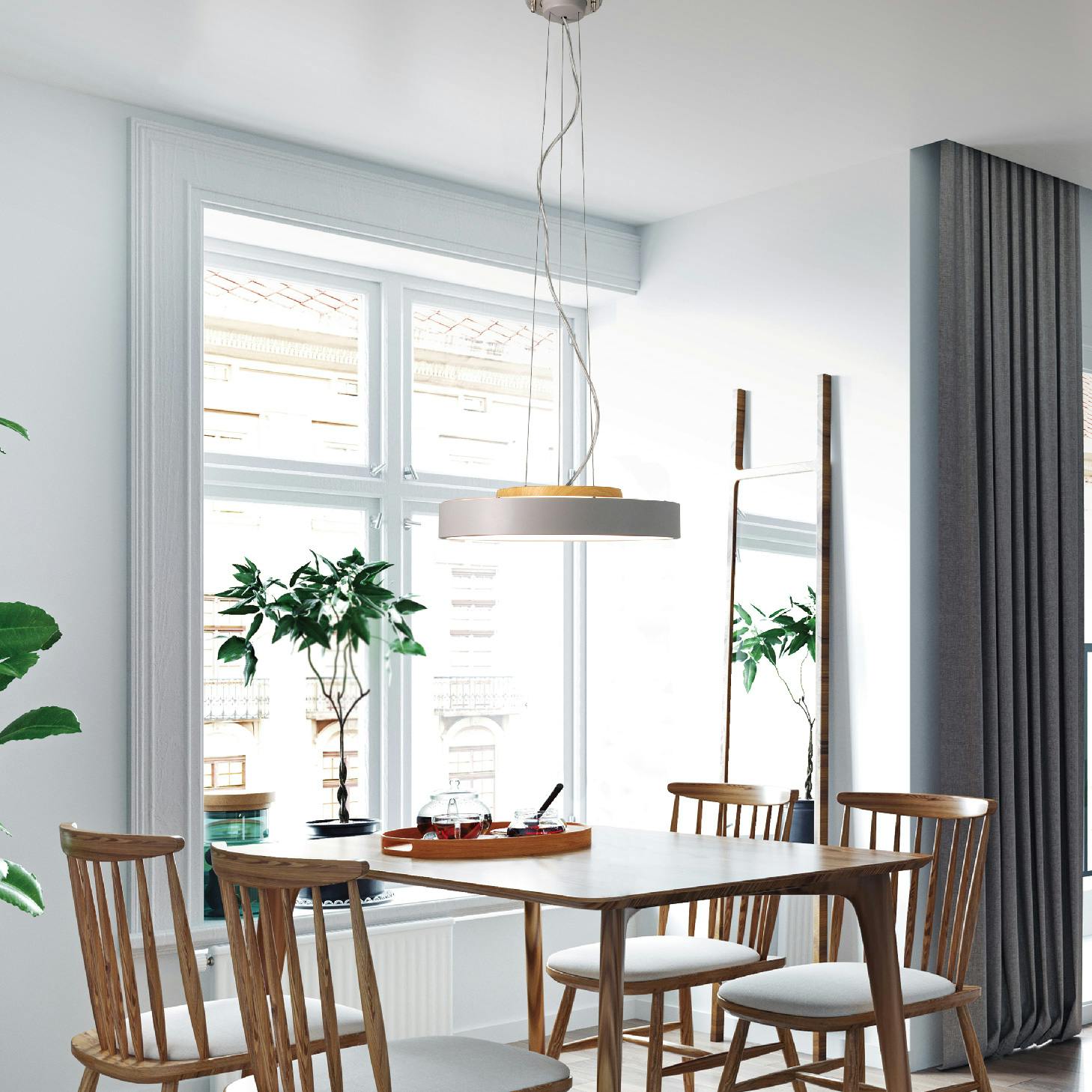 ディクラッセ Giorno ceiling/pendant lamp warm gray 【調光調