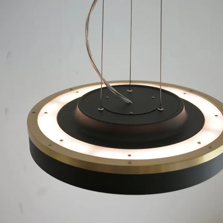 ディクラッセ Giorno ceiling/pendant lamp black 【調光調色】シーリングライト ペンダントライト 2WAY ジョルノ ブラック 真鍮 LED内蔵 リモコン付き 照明 照明器具 LC3135 北欧