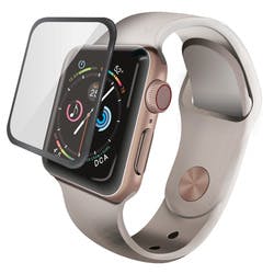 Apple Watch 44mm フルカバーガラスフィルム フレーム付き ブラック 