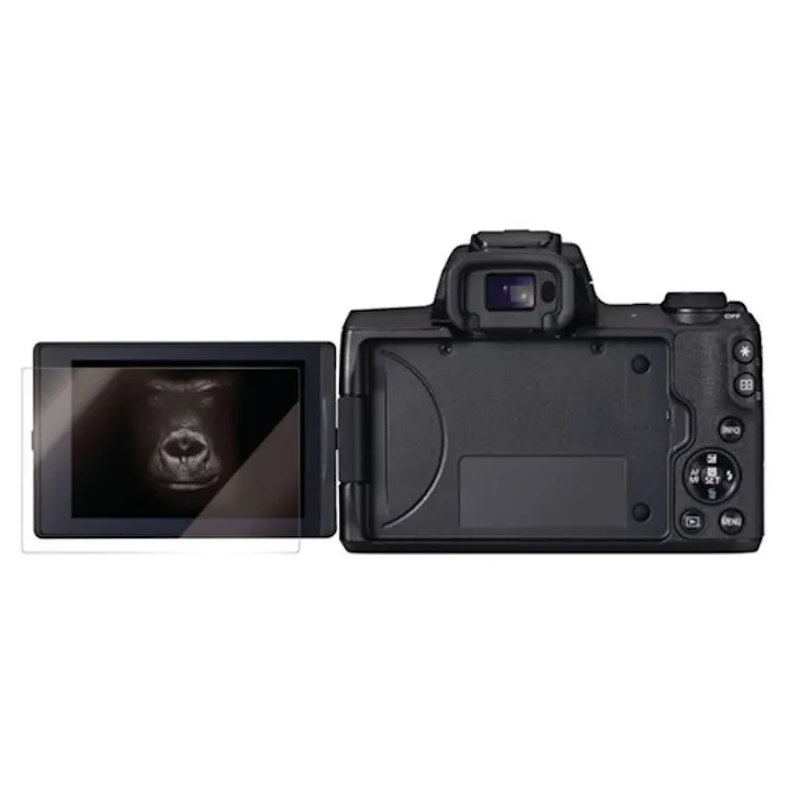 デジカメ液晶保護ガラスフィルム 高光沢 超極薄 EOS M6 Mark II