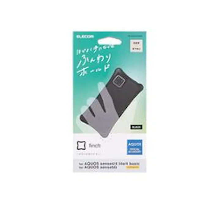 AQUOS sense4 sense5G ケース カバー TPU ポリカーボネート 耐衝撃 finch 滑リニクイ ブラック