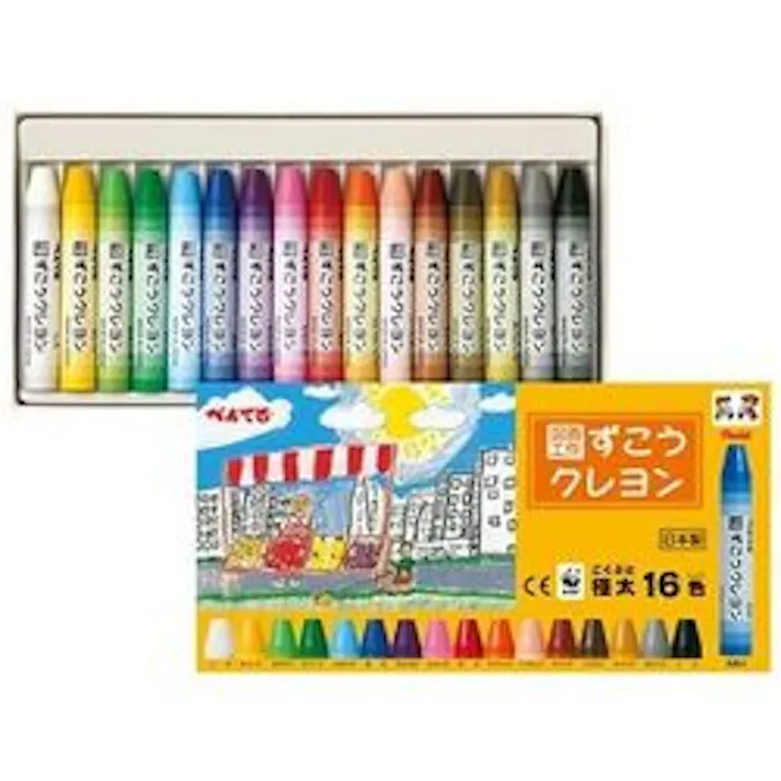 ずこうクレヨン 16色 1708(1個)