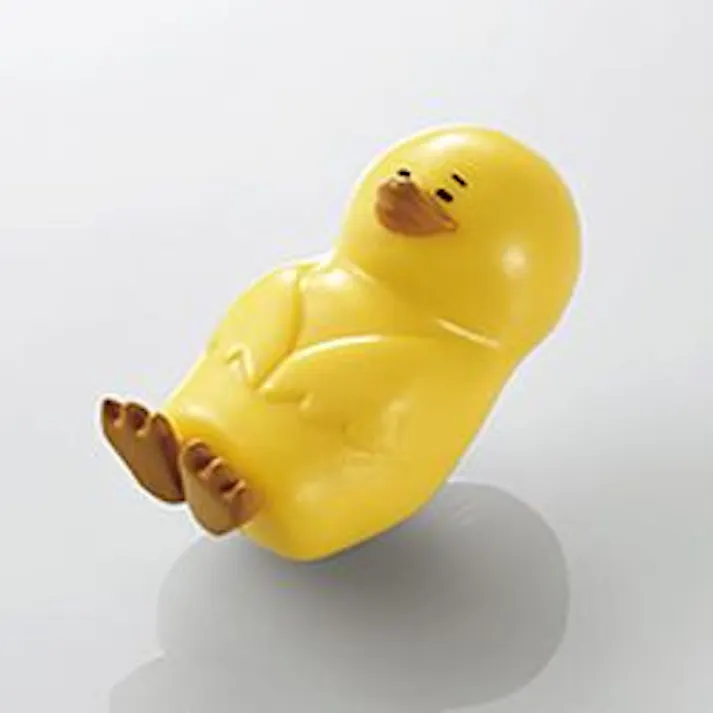 ケーブルフィギュア スマホ使わせてもろてるでー アヒル