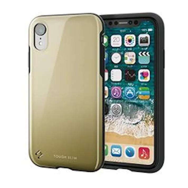 iPhone XR TOUGH SLIM2 ゴールド PM-A18CTS2GD