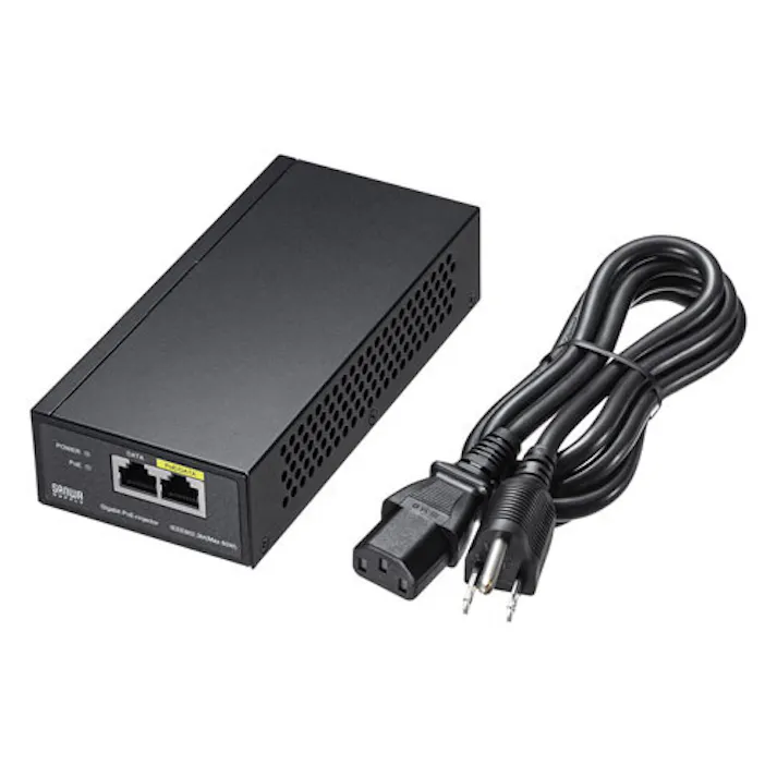 LAN-GIHINJ5 PoEインジェクター(電源内蔵・IEEE802.3bt対応)