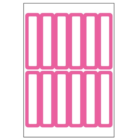 プリント名札シール 桃 1個 事務用品 プリント名札シール 桃 1個 事務用品