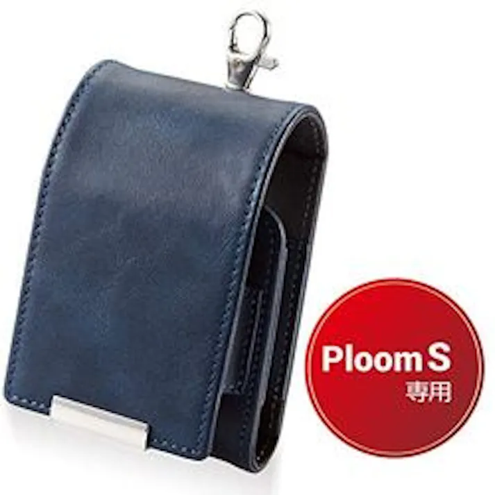 電子タバコアクセサリ PloomS オールインワンポーチ ブルー 目安在庫=△