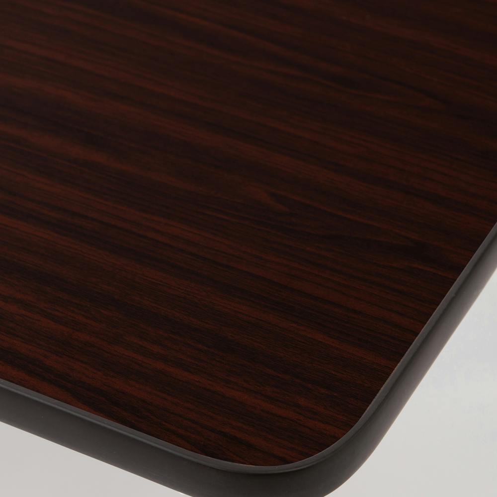 ハウステーブル90(ブラウン)】 幅90cm×奥行60cm 折りたたみ 机 つくえ