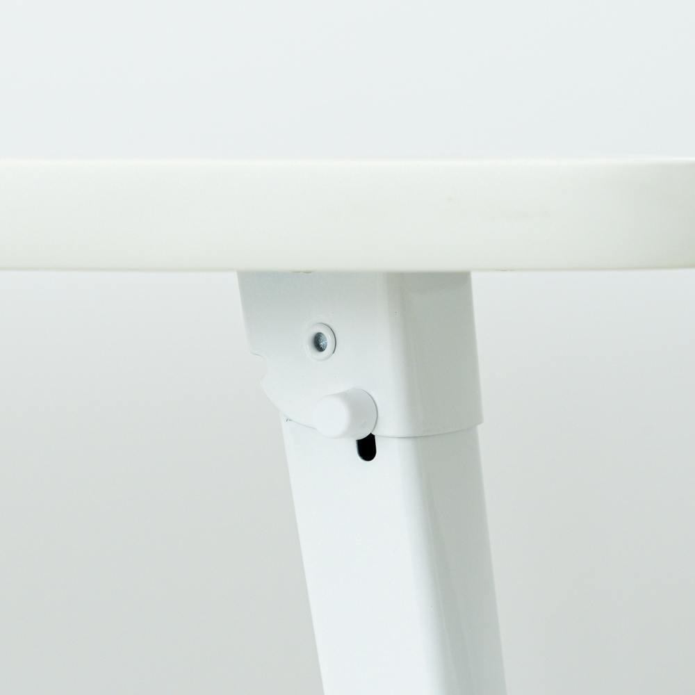 ハウステーブル90(ホワイト)】 幅90cm×奥行60cm 折りたたみ 机 つくえ