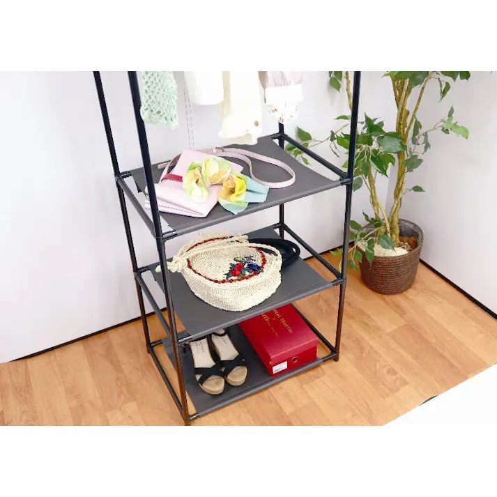 30694 シンプルハンガーラック(3段) 4573242548228