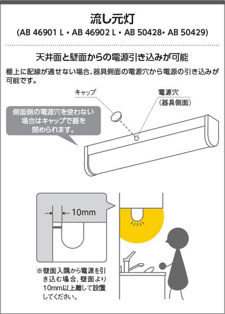 KOIZUMI LED 流し元灯　AB 50429 楽天市場】ab 50429の通販