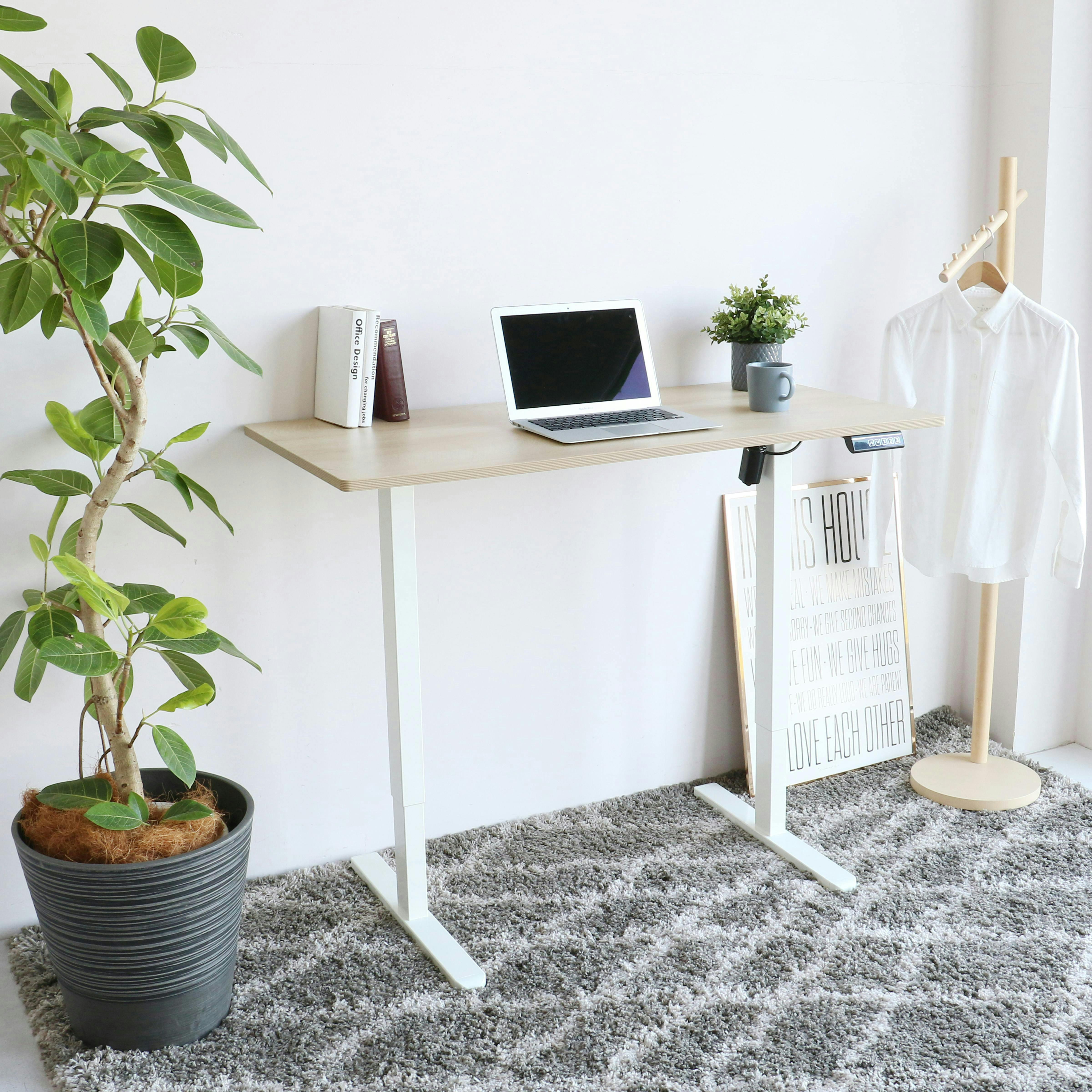 電動昇降デスク ホワイト 80cm x 50cm x 72-118cm 新品 Amazon | Claiks 昇降デスク 大きめ 電動 パソコンデスク 昇降式
