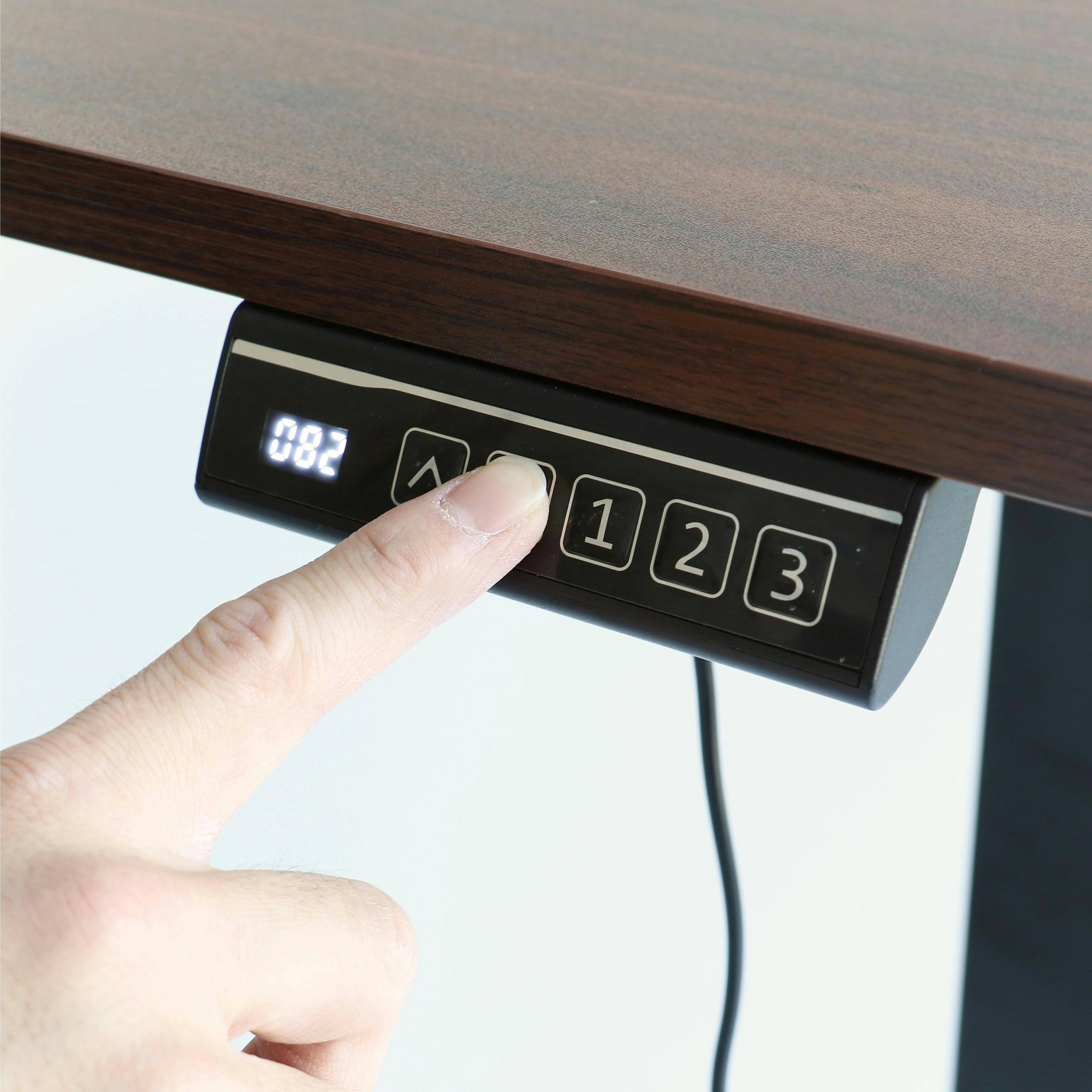 電動昇降デスク 在宅 オフィスデスク ナチュラルホワイト | テーブル