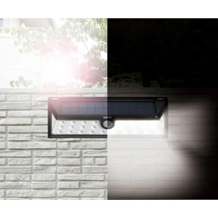 センサーライト 屋外 マグネット 屋外用 ソーラー DLS-NWL003 LEDライト ソーラーパネル ソーラーライト 4939736903100