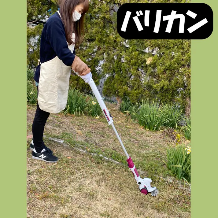 4WAYガーデンマジック ヘッジトリマー 芝刈り ノコギリ 土起こし 高枝 充電式 バッテリー式 4570000081669