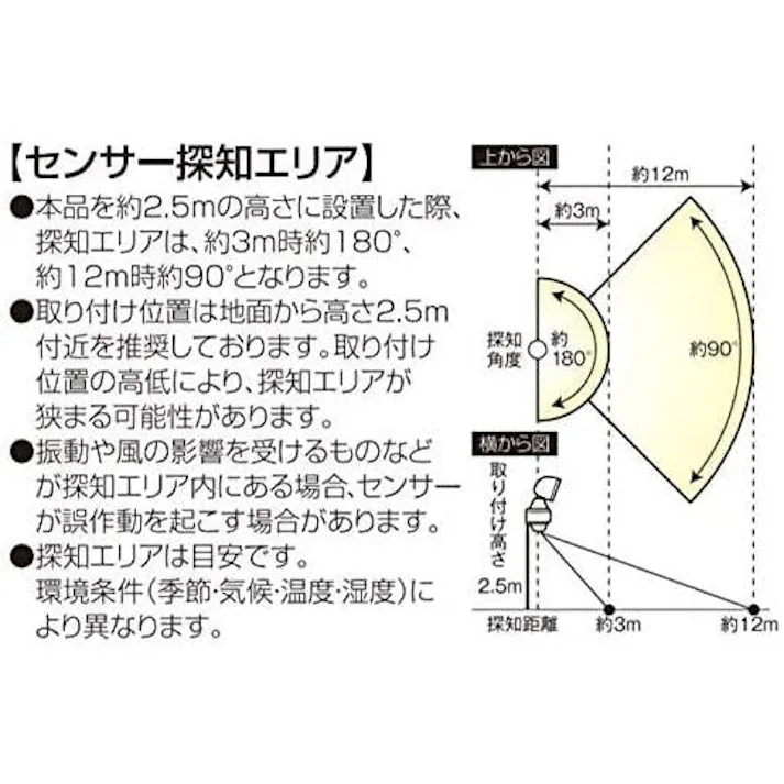 大進 乾電池式 センサーライト 2灯式 人感 センサー 防雨型 屋外用 夜間自動点灯 照明 電池式 防犯ライト 玄関 LED 暗くなると点灯 DLB-NS200
