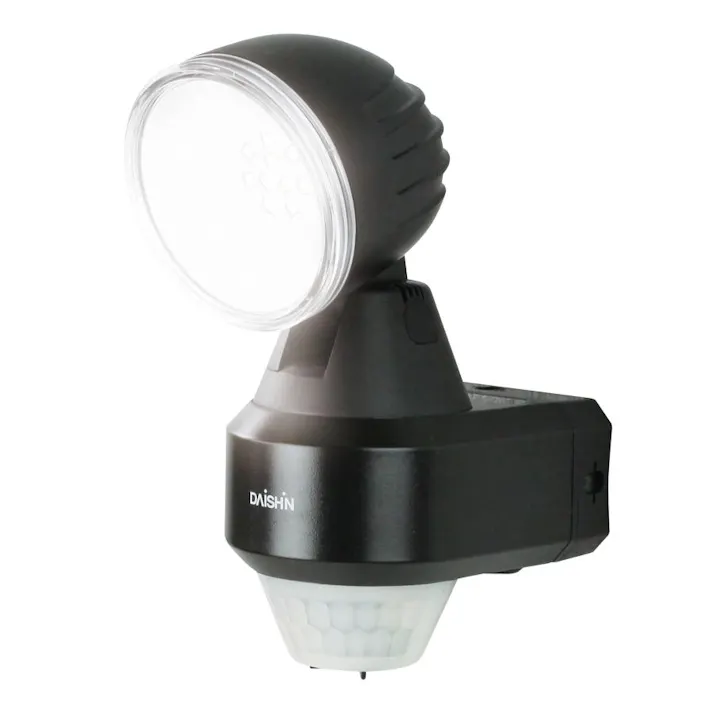 大進 スタンダード LED センサーライト1灯式 人感 センサー 防雨型 夜間自動点灯 照明 屋外用 防犯ライト 玄関 DLA-N4T100