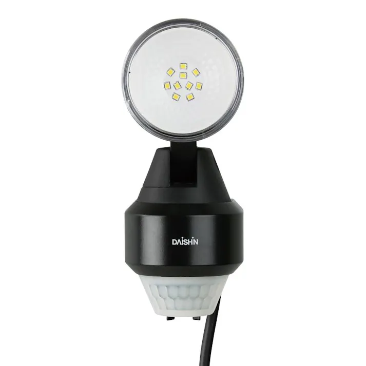 大進 スタンダード LED センサーライト1灯式 人感 センサー 防雨型 夜間自動点灯 照明 屋外用 防犯ライト 玄関 DLA-N4T100