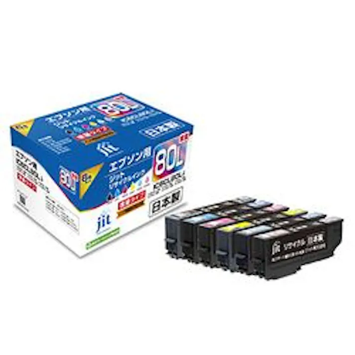 リサイクルインクカートリッジIC6CL80L対応 メーカー在庫品
