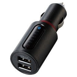 FMトランスミッター Bluetooth USB2ポート付 2.4A ブラック メーカー在庫品 テレビ・AV機器 FMトランスミッター Bluetooth USB2ポート付 2.4A ブラック メーカー在庫品 テレビ・AV機器