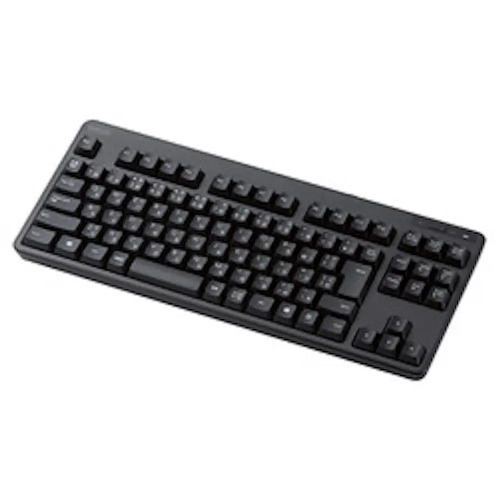 無線キーボード メンブレン式 コンパクトサイズ ブラック