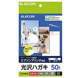 ハガキ用紙 光沢 厚手 エプソン用 50枚 EJH-EGNH50 メーカー在庫品 プリンター用紙・コピー用紙 ハガキ用紙 光沢 厚手 エプソン用 50枚 EJH-EGNH50 メーカー在庫品 プリンター用紙・コピー用紙