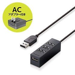 USBHUB2.0 機能主義 セルフパワー 4ポート 100cm ブラック パソコン・周辺機器 USBHUB2.0 機能主義 セルフパワー 4ポート 100cm ブラック パソコン・周辺機器