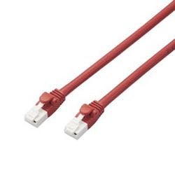 LANケーブル CAT6A対応 EU RoHS指令準拠 爪折レ防止 簡易パッケージ仕様 3m ヨリ線 レッド パソコン・周辺機器 LANケーブル CAT6A対応 EU RoHS指令準拠 爪折レ防止 簡易パッケージ仕様 3m ヨリ線 レッド パソコン・周辺機器