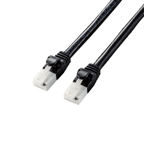 LANケーブル/CAT6A/爪折れ防止/7.0m/ブラック パソコン・周辺機器 LANケーブル/CAT6A/爪折れ防止/7.0m/ブラック パソコン・周辺機器