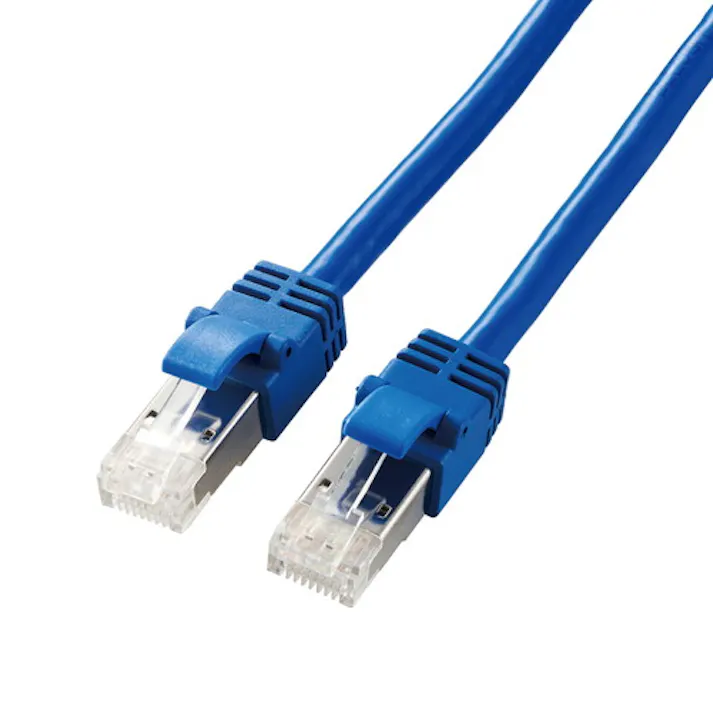 Cat7 LANケーブル 2m ブルー メーカー在庫品