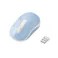静音 小さめ ワイヤレスマウス 無線 光学式 3ボタン Sサイズ かわいいライトブルー