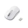 静音 ワイヤレスマウス 無線 光学式 3ボタン Mサイズ ホワイト