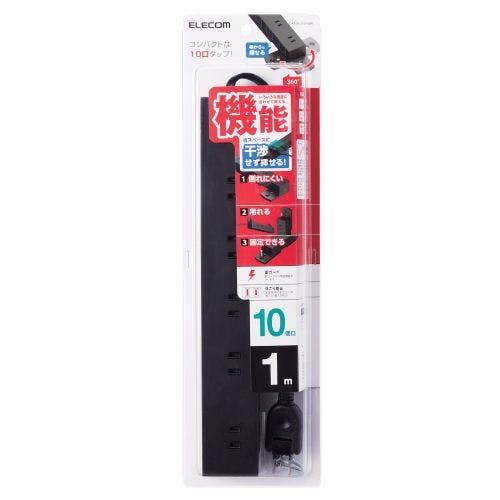 回転脚付上面5口+側面5口タップ1.0m メーカー在庫品 テレビ・AV機器 回転脚付上面5口+側面5口タップ1.0m メーカー在庫品 テレビ・AV機器