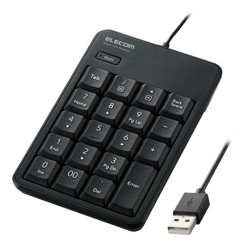 テンキー 有線 USB接続 抗菌 静音 メンブレン ブラック メーカー在庫品 マウス・キーボード・入力機器 テンキー 有線 USB接続 抗菌 静音 メンブレン ブラック メーカー在庫品 マウス・キーボード・入力機器