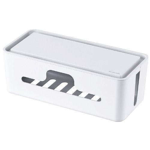 スタンド付きケーブルボックス 小 ホワイト メーカー在庫品 パソコン・周辺機器 スタンド付きケーブルボックス 小 ホワイト メーカー在庫品 パソコン・周辺機器