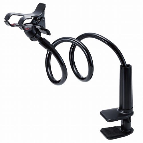 スマホスタンド アームスタンド 100cm フレキシブルアーム 角度調節可 高サ調節可 耐荷重250g ブラック メーカー在庫品 インテリア雑貨・生活雑貨 スマホスタンド アームスタンド 100cm フレキシブルアーム 角度調節可 高サ調節可 耐荷重250g ブラック メーカー在庫品 インテリア雑貨・生活雑貨