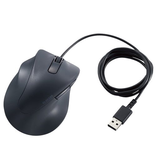 有線マウス 静音 5ボタン 左手専用 抗菌 Mサイズ EX-G ブラック メーカー在庫品 マウス・キーボード・入力機器 有線マウス 静音 5ボタン 左手専用 抗菌 Mサイズ EX-G ブラック メーカー在庫品 マウス・キーボード・入力機器