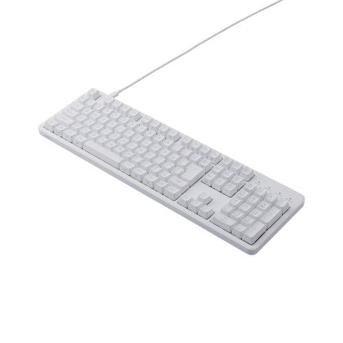 有線メカニカルフルキーボード ホワイト メーカー在庫品 マウス・キーボード・入力機器 有線メカニカルフルキーボード ホワイト メーカー在庫品 マウス・キーボード・入力機器