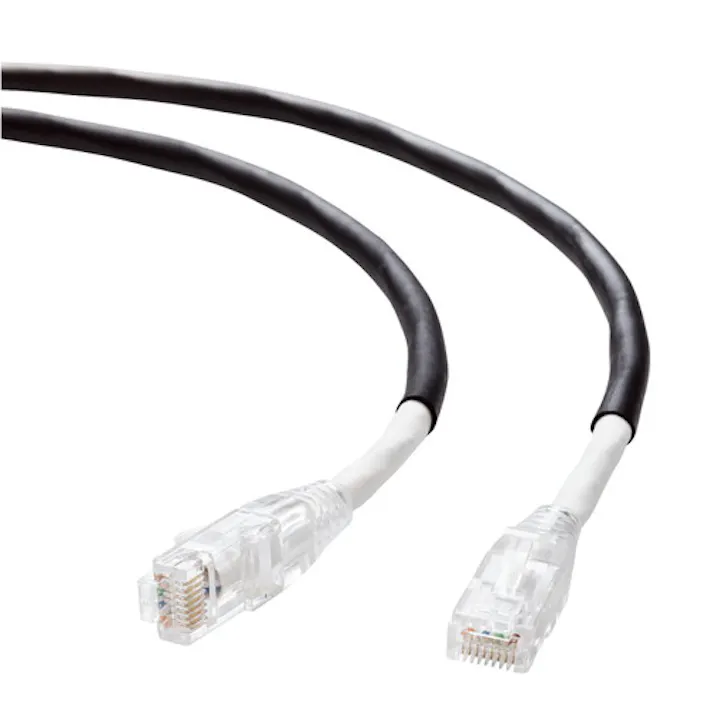 LANケーブル CAT6A 80m 屋外用 PoE++ 対応 高速 10Gbps ストレート ブラッ