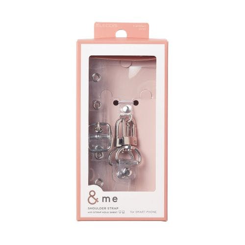 スマホショルダー ストラップ 58~70cm 長サ調整可 ストラップシート付 クリアタイプ &me クリア メーカー在庫品 パソコン・周辺機器 スマホショルダー ストラップ 58~70cm 長サ調整可 ストラップシート付 クリアタイプ &me クリア メーカー在庫品 パソコン・周辺機器
