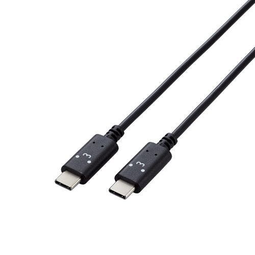 タイプC ケーブル ( Type C to C ) 1m PD 60W クロチャン(ブラック×ホワイト) パソコン・周辺機器 タイプC ケーブル ( Type C to C ) 1m PD 60W クロチャン(ブラック×ホワイト) パソコン・周辺機器