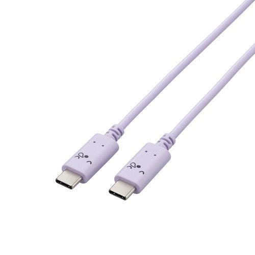 タイプC ケーブル ( Type C to C ) 2m PD 60W スリーピー(パープル×ブラック) メーカー在庫品 パソコン・周辺機器 タイプC ケーブル ( Type C to C ) 2m PD 60W スリーピー(パープル×ブラック) メーカー在庫品 パソコン・周辺機器