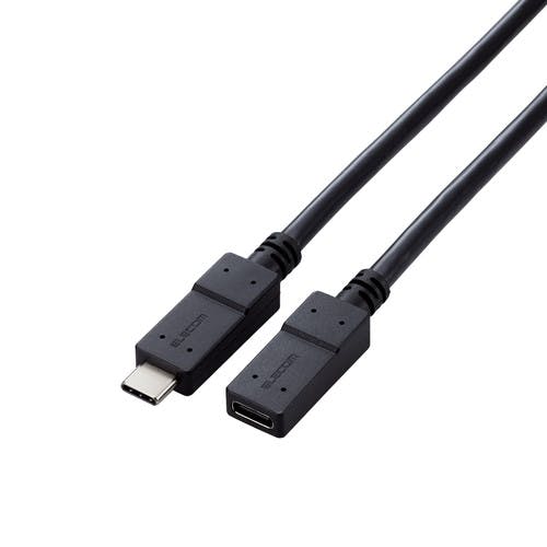 USB TypeC延長ケーブル 1m PD 60W USB3.2(Gen1) ブラック メーカー在庫品 パソコン・周辺機器 USB TypeC延長ケーブル 1m PD 60W USB3.2(Gen1) ブラック メーカー在庫品 パソコン・周辺機器