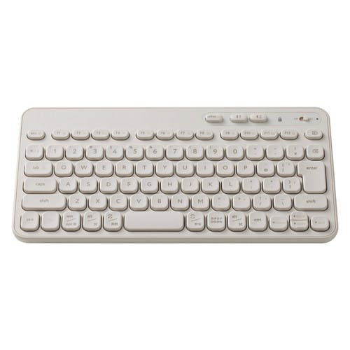 ワイヤレスキーボード Bluetooth 無線 メンブレン テンキーレス コンパクト Caps Lock無効化スイッチ アイボリー メーカー在庫品 マウス・キーボード・入力機器 ワイヤレスキーボード Bluetooth 無線 メンブレン テンキーレス コンパクト Caps Lock無効化スイッチ アイボリー メーカー在庫品 マウス・キーボード・入力機器