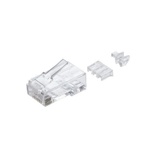RJ45 コネクタ Cat6A Cat6 LANケーブル用 100個入リ ガイドパーツ付キ 単線ヨリ線両対応 メーカー在庫品 パソコン・周辺機器 RJ45 コネクタ Cat6A Cat6 LANケーブル用 100個入リ ガイドパーツ付キ 単線ヨリ線両対応 メーカー在庫品 パソコン・周辺機器