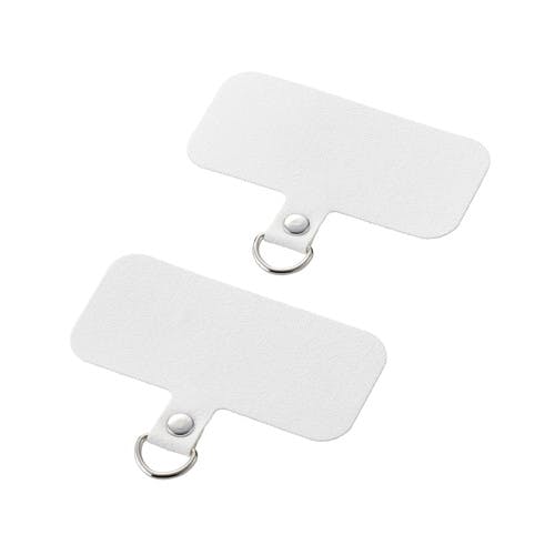 スマホ ストラップホルダー シート ケーブル穴用 1口タイプ 2枚入リ ストラップシート タグパッチ ホワイト メーカー在庫品 パソコン・周辺機器 スマホ ストラップホルダー シート ケーブル穴用 1口タイプ 2枚入リ ストラップシート タグパッチ ホワイト メーカー在庫品 パソコン・周辺機器
