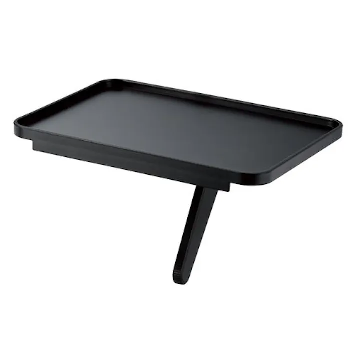 ディスプレイボード モニター上 小物置キ台 1脚 軽量タイプ 幅18cm×奥行12.7cm 耐荷重6kg テレビ上ラック ブラック