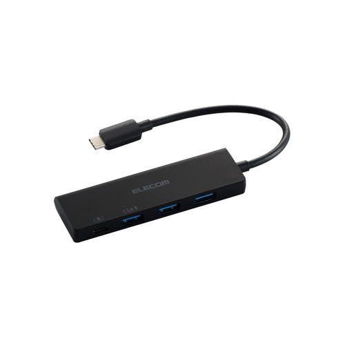 USB Type-C ハブ USB3.2 Gen1 ( USB-A ×3 USB-C ×1 ) PD 85W ケーブル長12cm ブラック メーカー在庫品 パソコン・周辺機器 USB Type-C ハブ USB3.2 Gen1 ( USB-A ×3 USB-C ×1 ) PD 85W ケーブル長12cm ブラック メーカー在庫品 パソコン・周辺機器